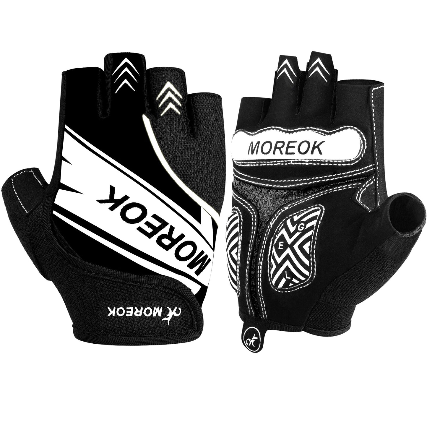 MOREOK Bike Gloves Shockproof Breathable Road Cycling Gloves Gel Pads Dirt Bike MTB Bike Cycling Bicycle Gloves for Men Women