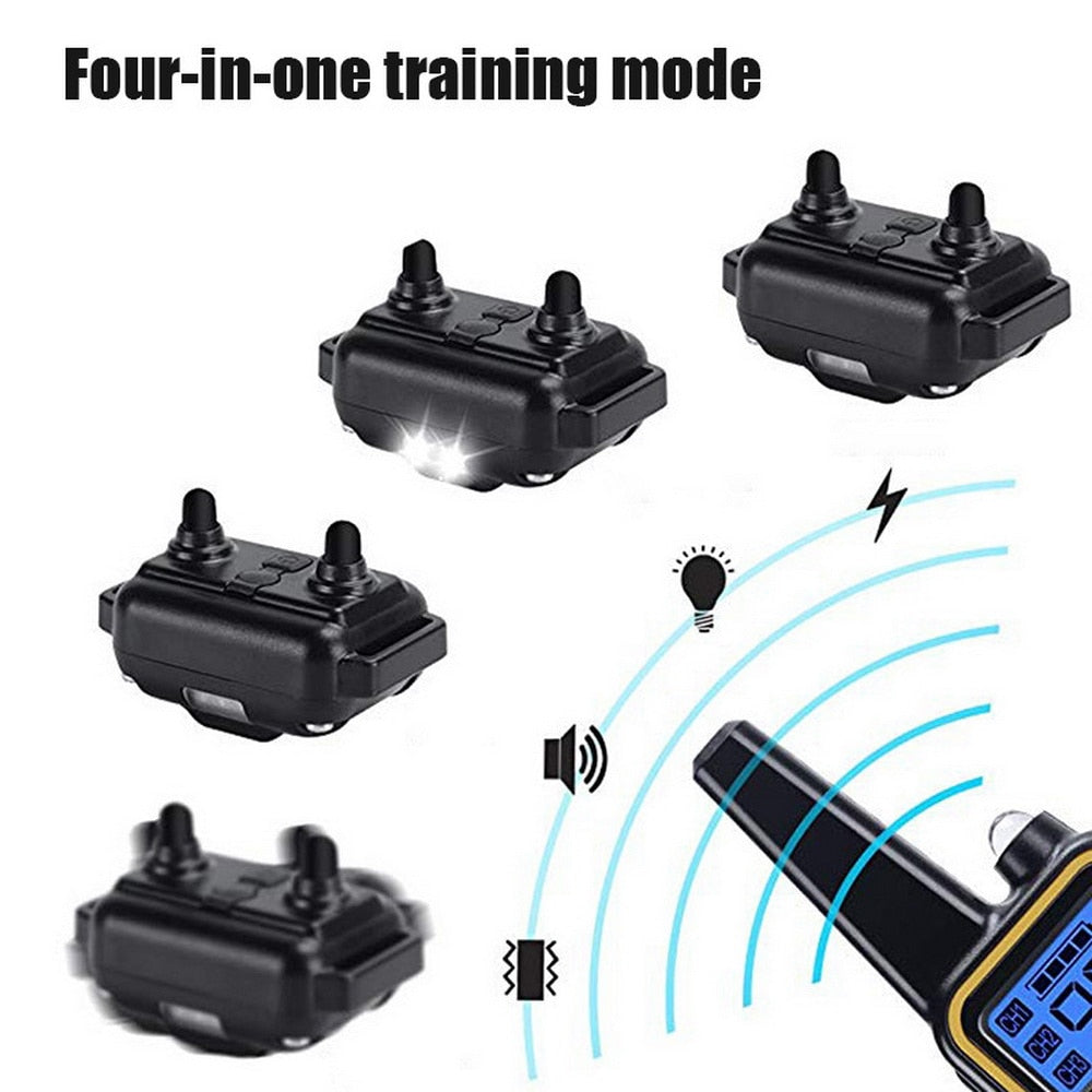 Dog Training Collar 800M Electric Dog Supplies Waterproof Wireless Fencing Stystem Rechargeable Receiver Shock Vibration Sound