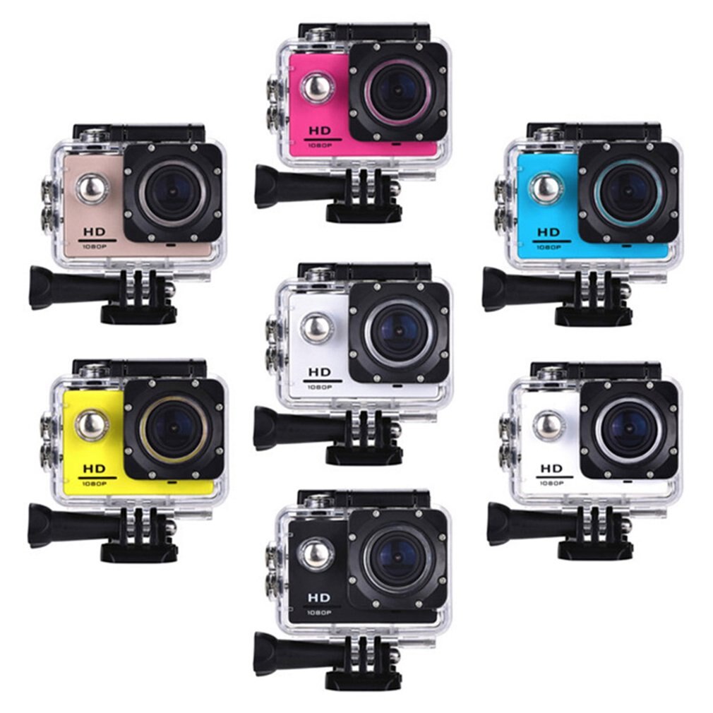 Camera Plastic 30M Waterproof Go Diving Pro Sport Mini DV 1080P Video Camera Bike Helmet Car Cam Dvr Outdoor