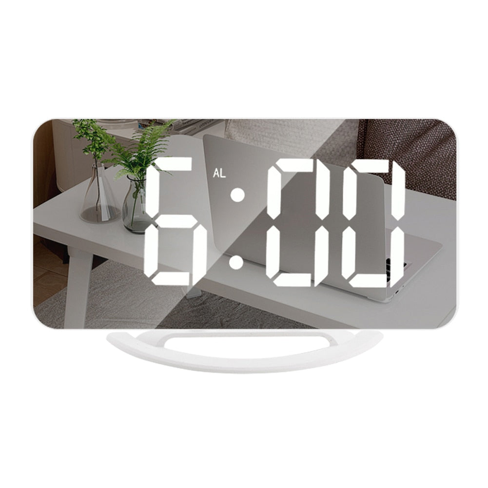 LED Digital Smart Alarm Clock Watch Table Electronic Desktop Clock