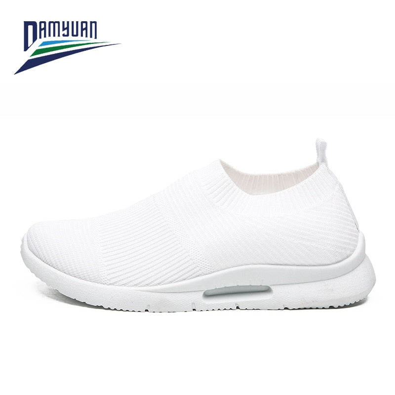 Damyuan US Stock Light Running Shoes Slip on Sock Sneakers Mens Casual Shoes ,Running,Jogging,Walking,Driving