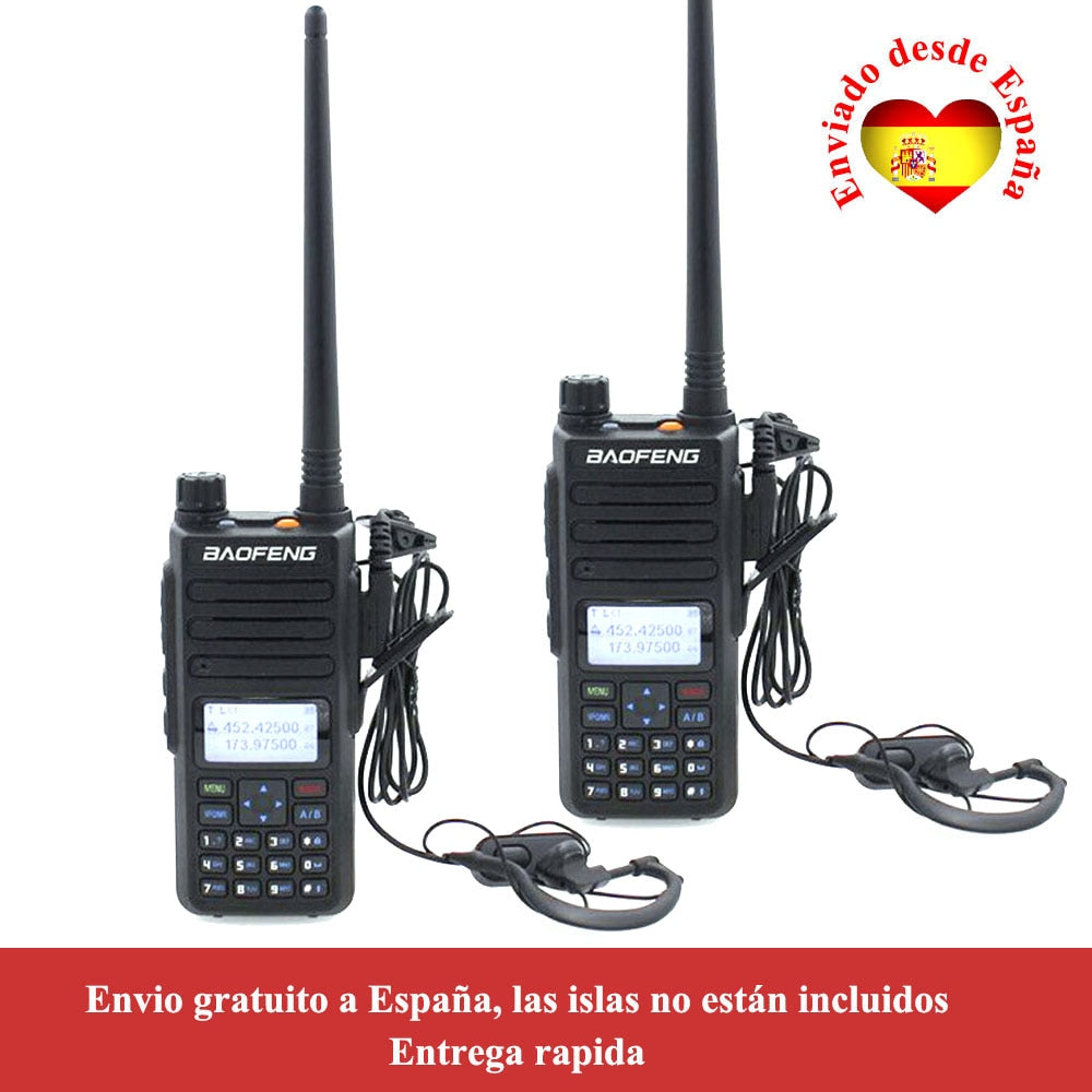 2PCS/lot Baofeng 1801 UV Dual Band 136-174 &amp; 400-470MHz DMR Digital Radio DR1801 Tier 1+2 Dual Time Slot Walkie Talkie