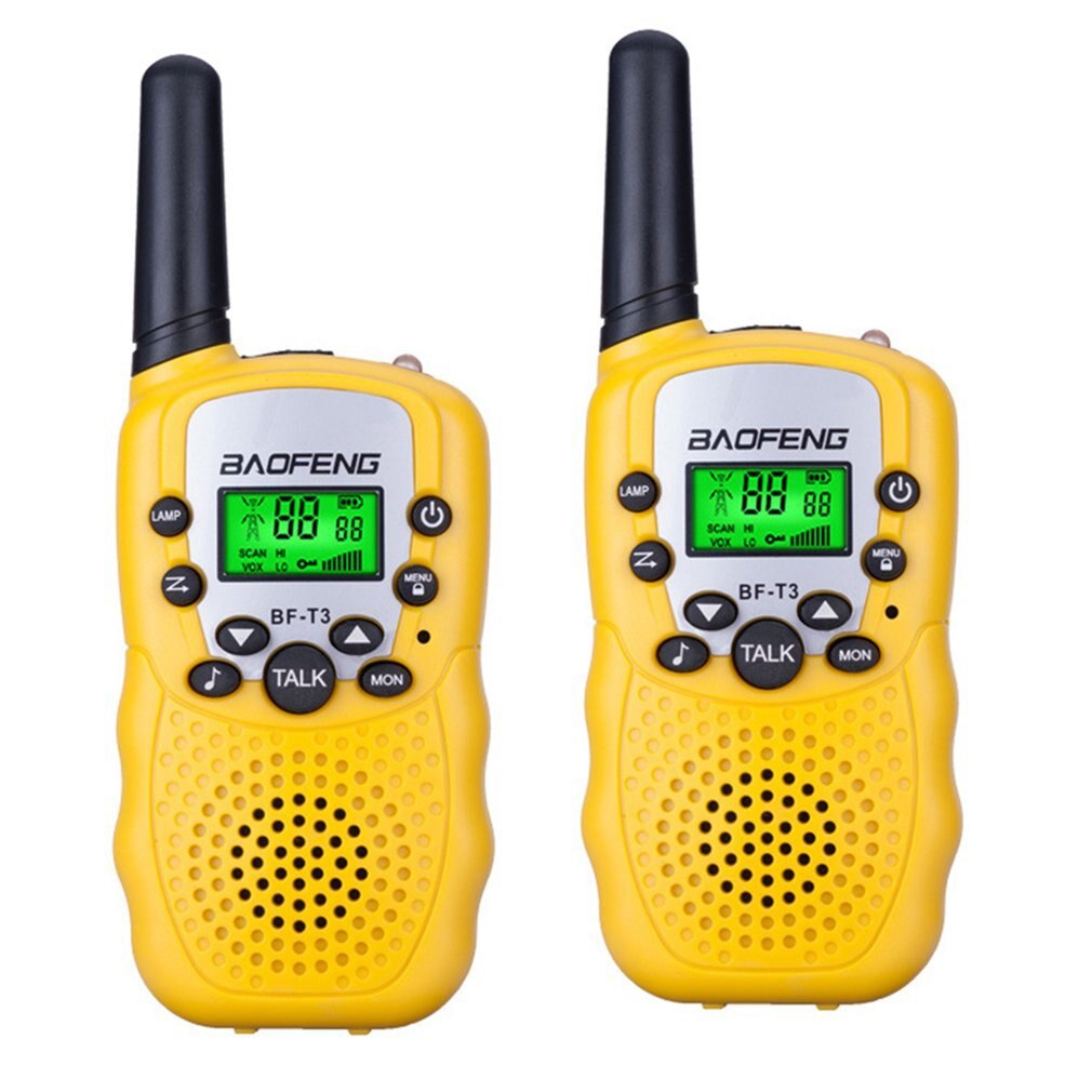 2Pcs Baofeng BF-T3 UHF462-467MHz 8 Channel Portable Two-Way Walkie Talkie