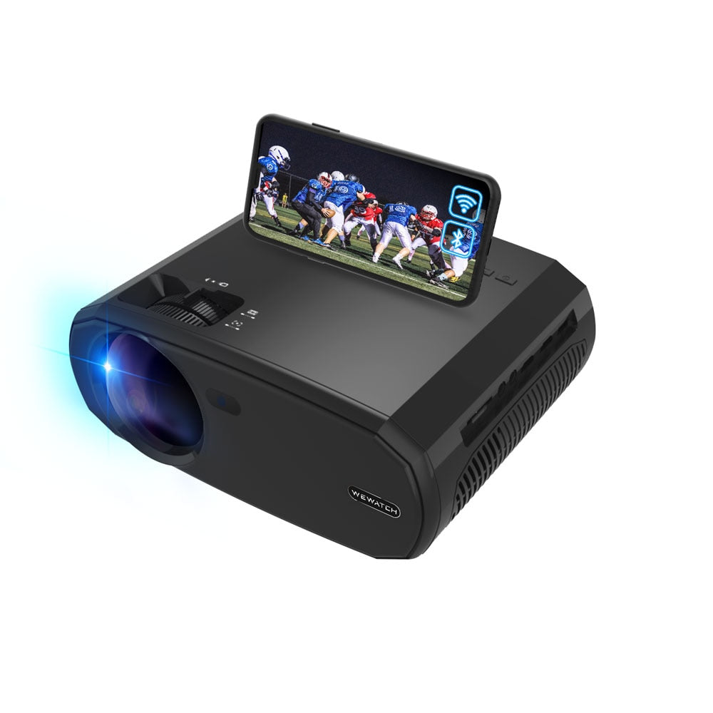 WEWATCH V50 Mini Smart Projector HD Native 1080P WiFi Proyector Built-in Speaker Portable Outdoor Player Home Theater Projectors