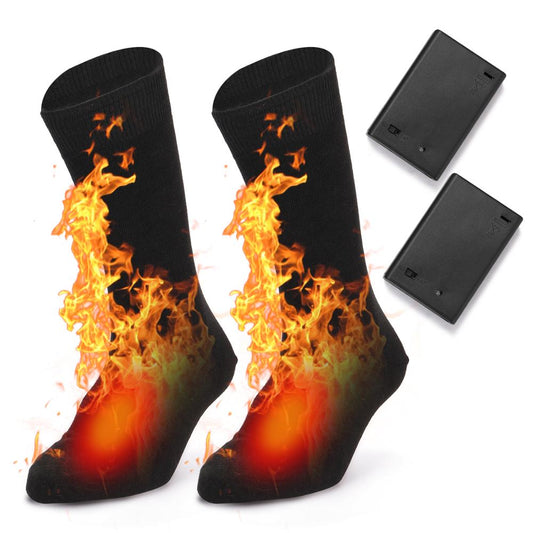 Adjustable Electric Heated Socks with Rechargeable Battery for Chronically Cold Feet Large Size USB Charging Heating Socks