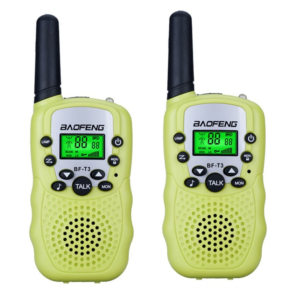 2Pcs Baofeng BF-T3 UHF462-467MHz 8 Channel Portable Two-Way Walkie Talkie