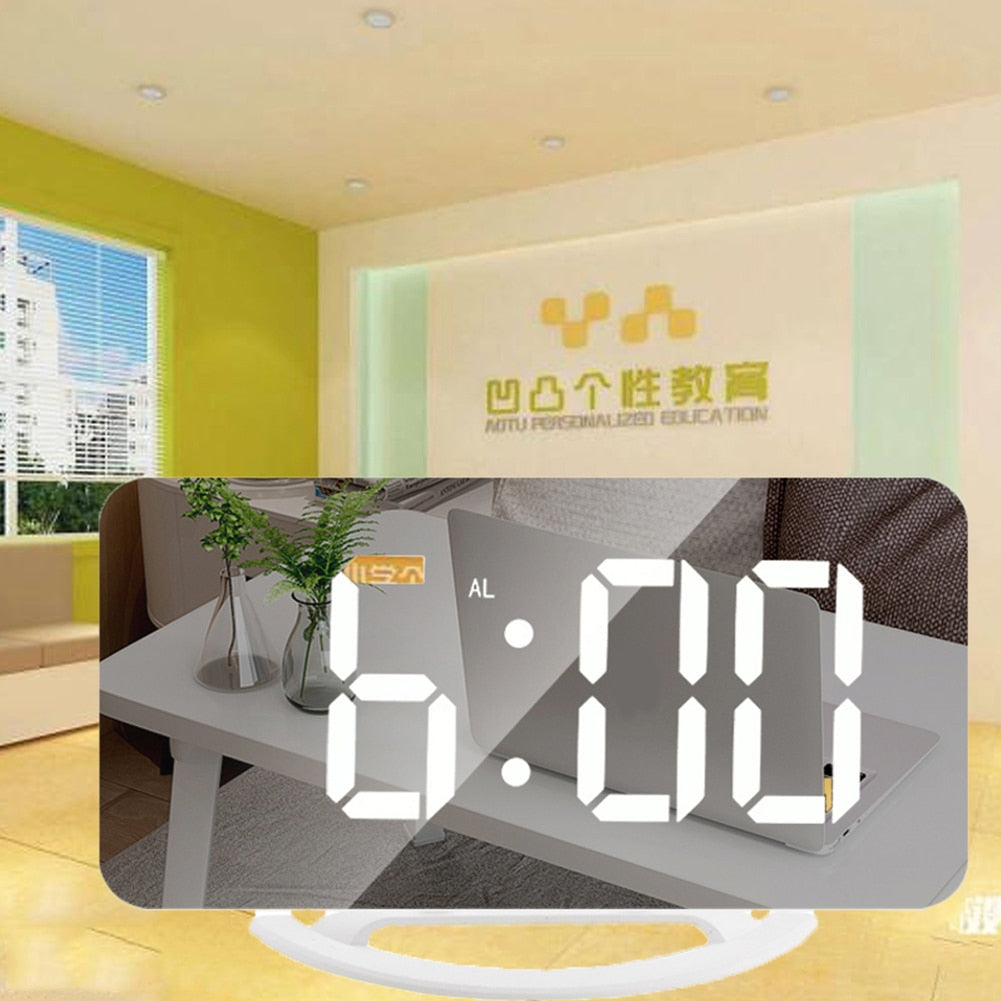 LED Digital Smart Alarm Clock Watch Table Electronic Desktop Clock