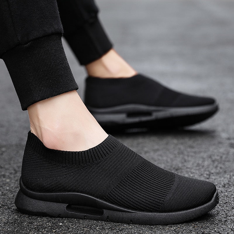 Damyuan US Stock Light Running Shoes Slip on Sock Sneakers Mens Casual Shoes ,Running,Jogging,Walking,Driving