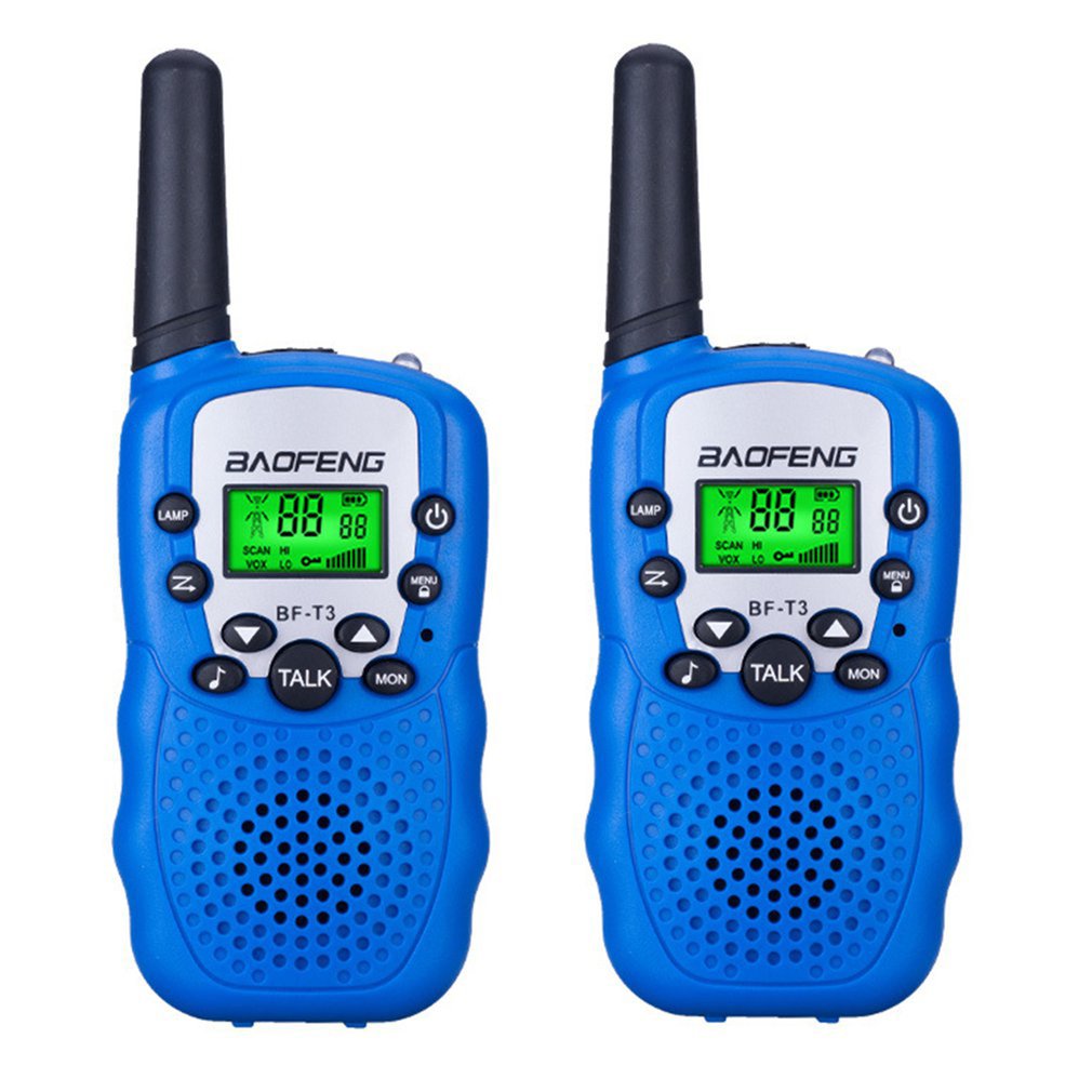 2Pcs Baofeng BF-T3 UHF462-467MHz 8 Channel Portable Two-Way Walkie Talkie