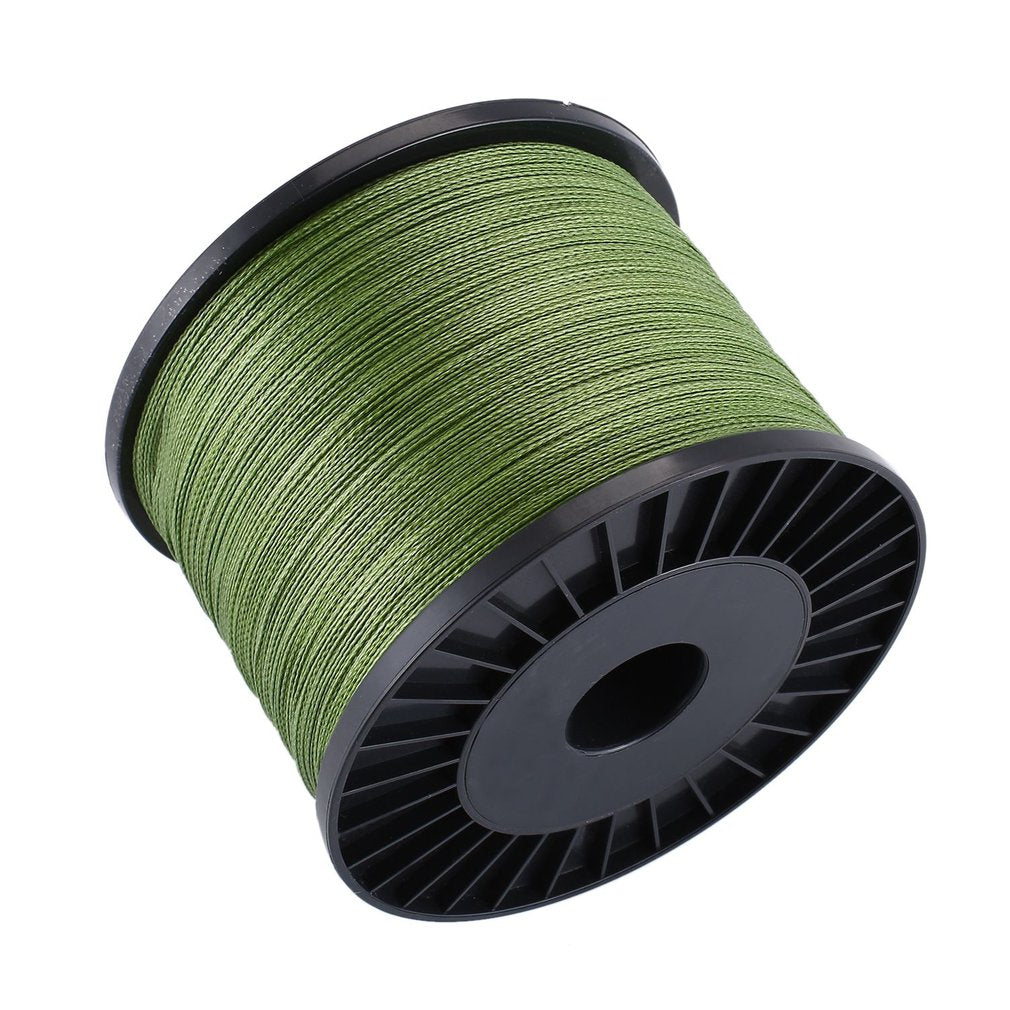 1000m PE Braided Fishing Line Abrasion Resistant 0.37mm Smaller Diameter 27.2kg Zero Stretch Fishing Accessories