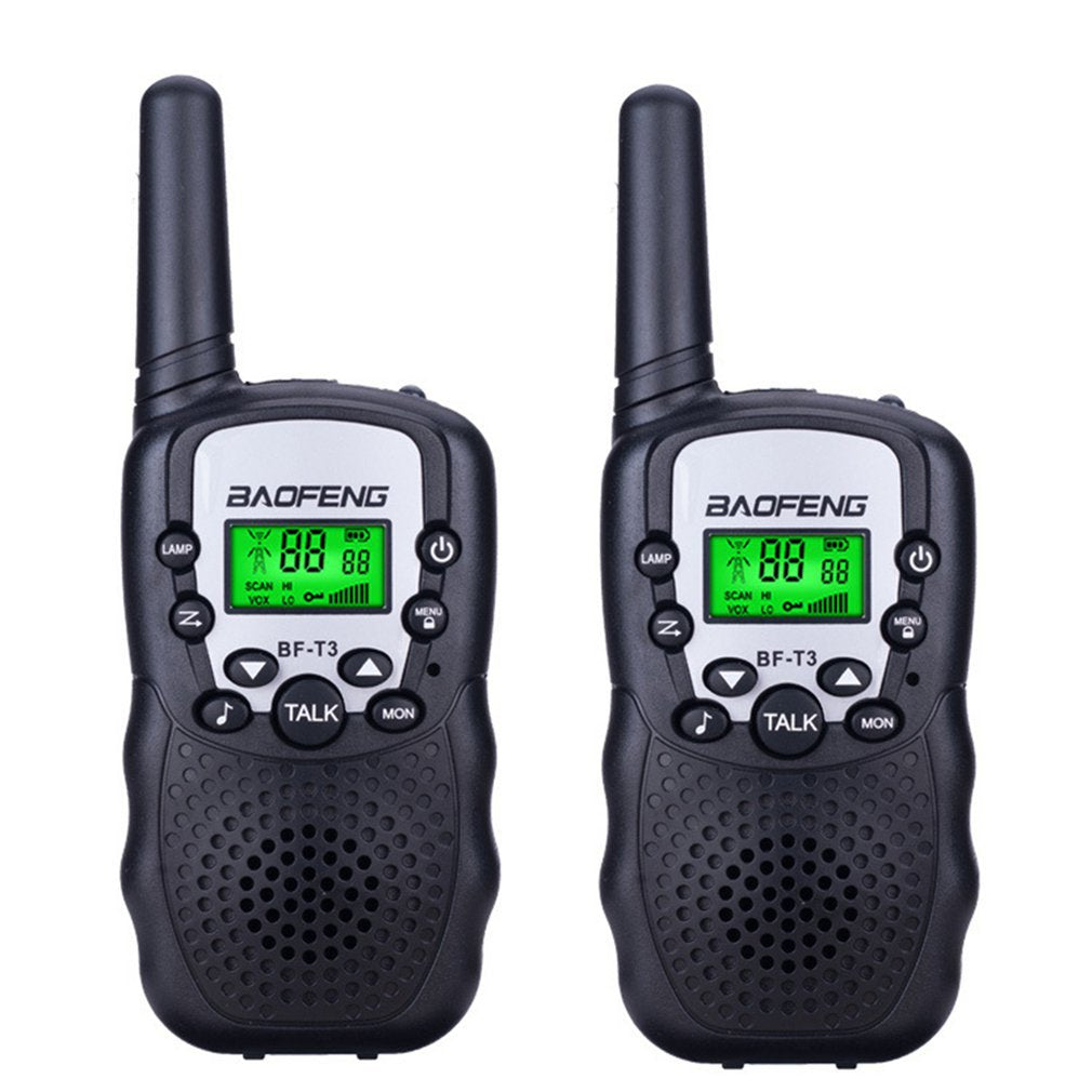 2Pcs Baofeng BF-T3 UHF462-467MHz 8 Channel Portable Two-Way Walkie Talkie