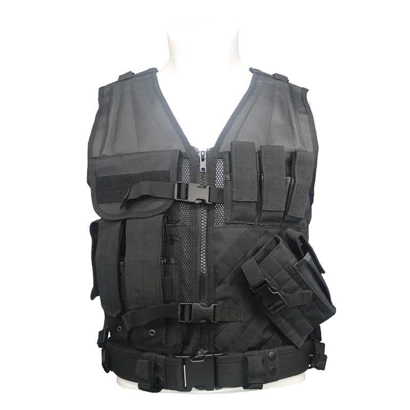 LQARMY Molle Tactical Army Vest Armor Plate Tactical Airsoft Carrier Vest