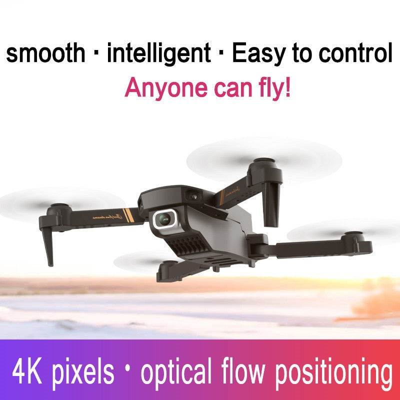 4DRC V4 RC Drone 4K 1080P HD Wide Angle Camera WiFi Fpv Dual Camera Foldable Quadcopter