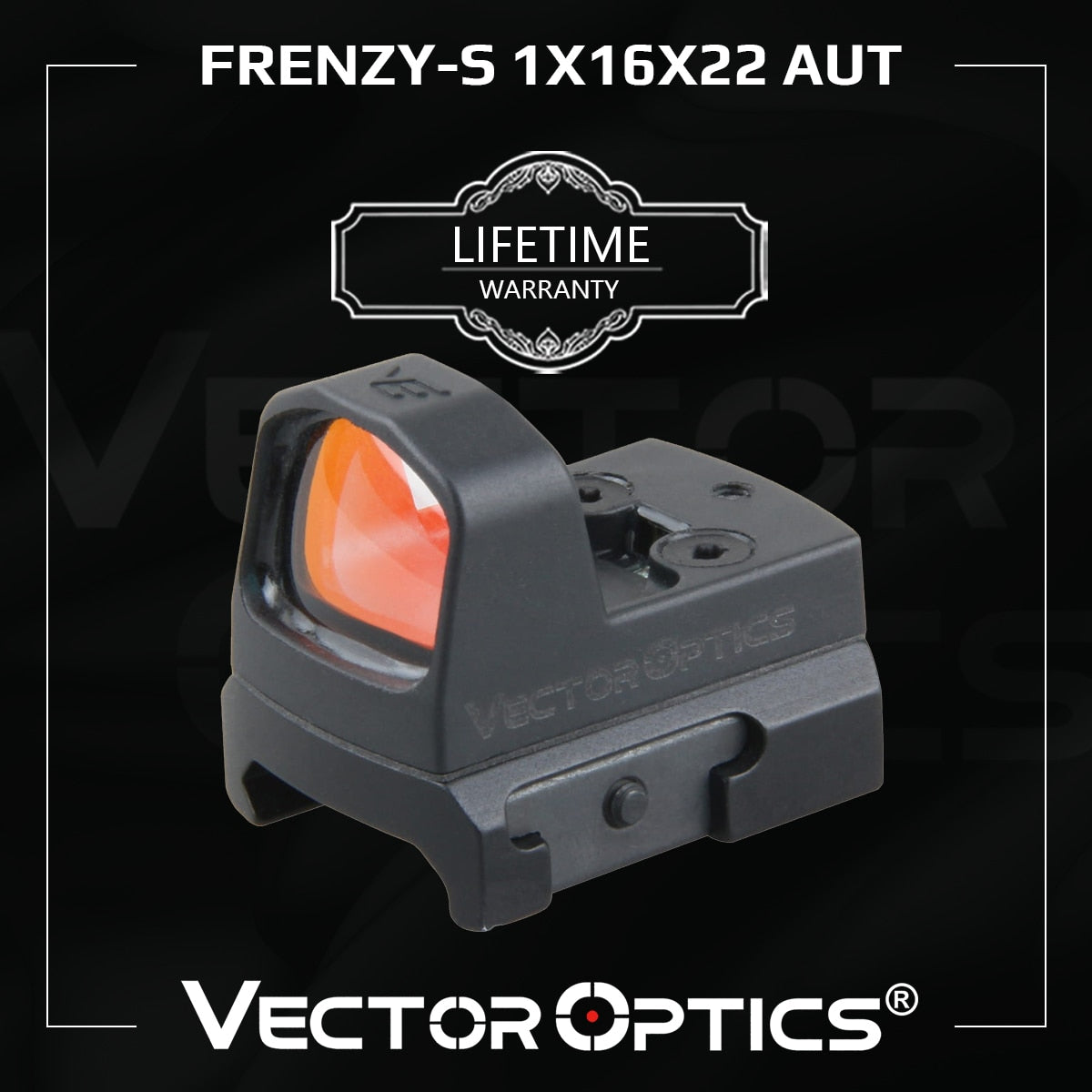 Vector Optics Frenzy-S 1x16x22 AUT Red Dot Sight Super Polymer Plastic Lightest  Rifle Scope For Real firearms Handguns 9MM .223