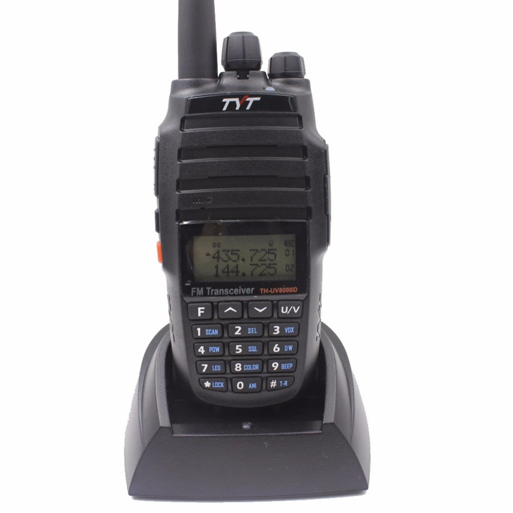 2PCS/Lot TYT TH-UV8000D 10W Dual band VHF UHF Radio with 3600mAh Battery Walkie Talkie