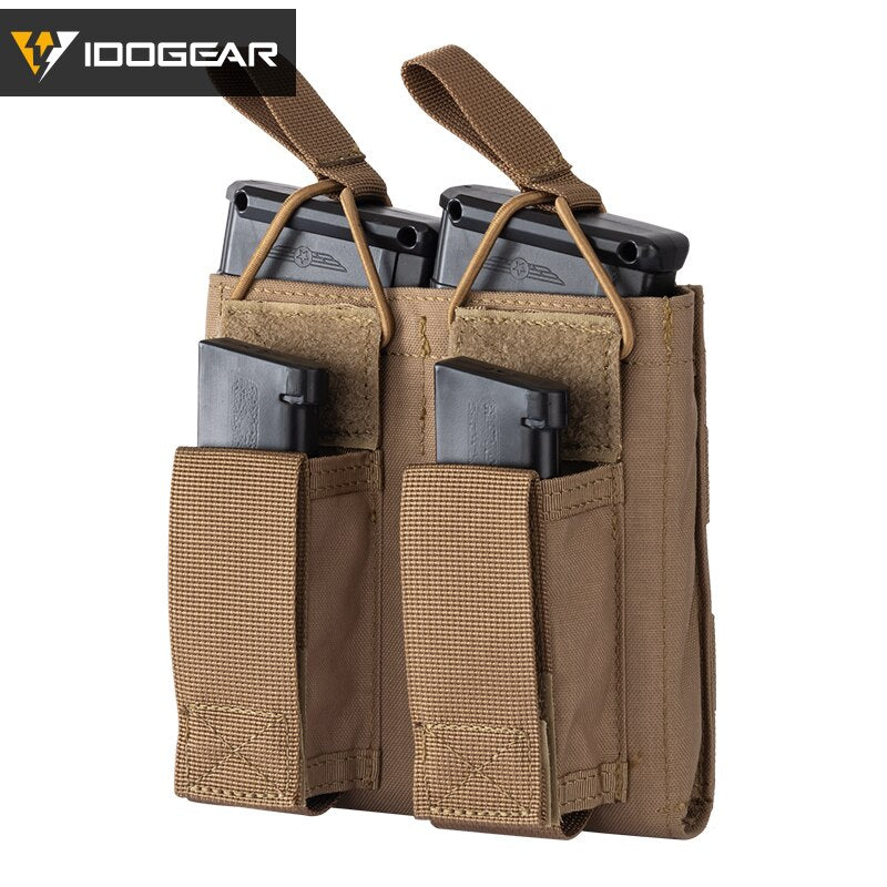 IDOGEAR Tactical Magazine Pouch Mag Carrier Double Open Top