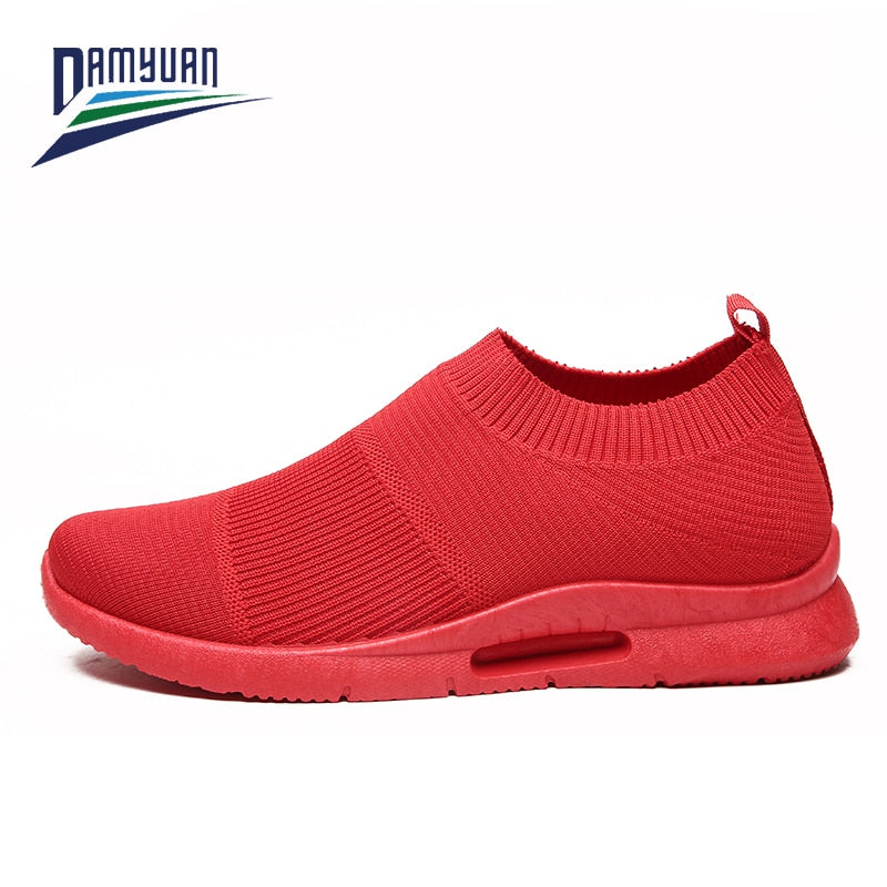 Damyuan US Stock Light Running Shoes Slip on Sock Sneakers Mens Casual Shoes ,Running,Jogging,Walking,Driving