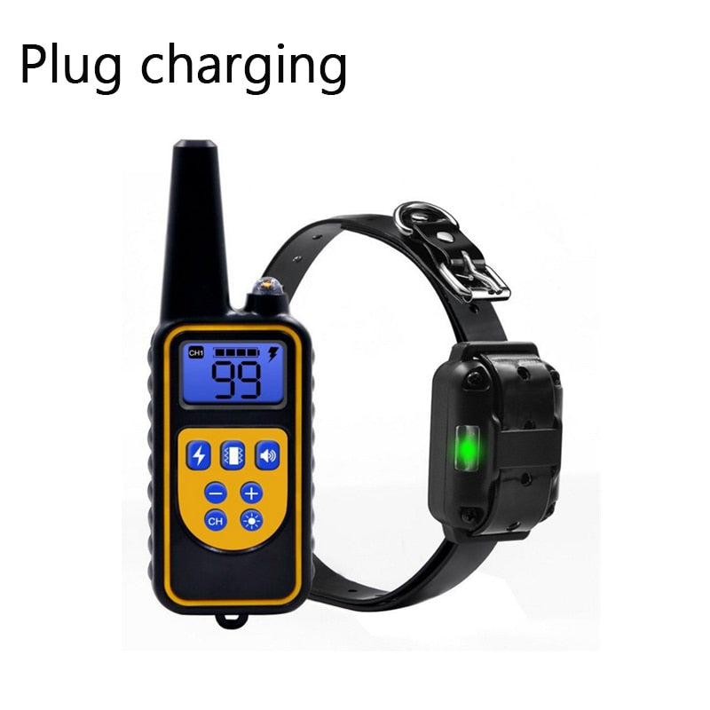 Dog Training Collar 800M Electric Dog Supplies Waterproof Wireless Fencing Stystem Rechargeable Receiver Shock Vibration Sound