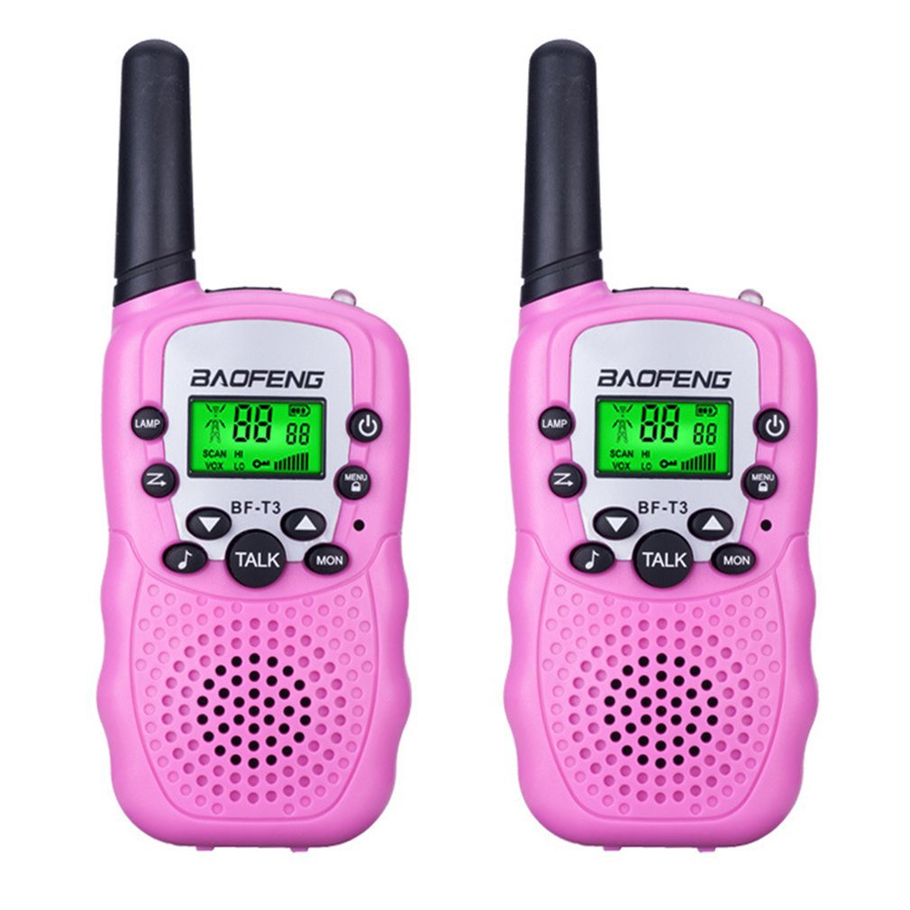 2Pcs Baofeng BF-T3 UHF462-467MHz 8 Channel Portable Two-Way Walkie Talkie