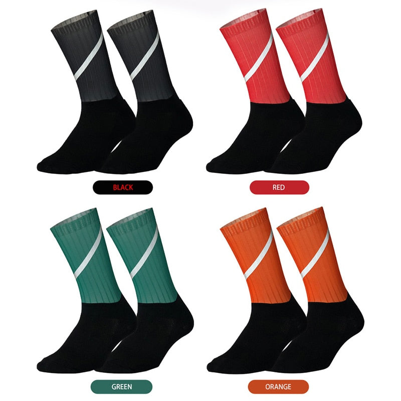 5 Pairs MTB Sports Running Socks Breathable Comfortable Cushion Thicker Warm Winter Non-slip Wear-resistant Cycling Socks New