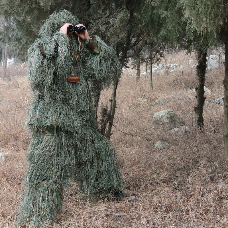 5pcs/set Camouflage Ghillie Suit  Camo Suit for Hunting Paintball Ghillie Suit Men Hunting Clothes