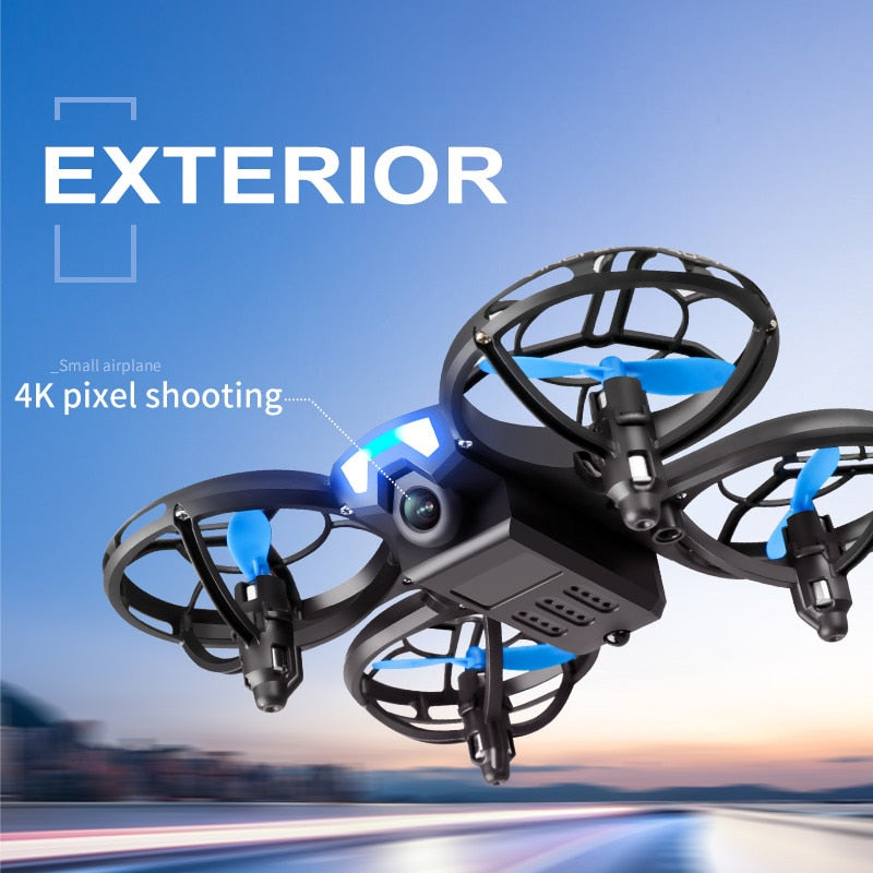 V8 New Mini Drone 4K 1080P HD Camera Drones WiFi Fpv Air Pressure Height Maintain  Foldable Quadcopter RC Dron