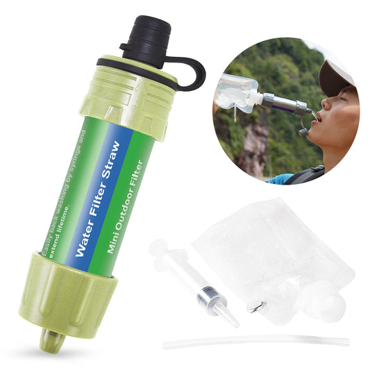 Outdoor Survival Water Purifier Water Filter Straw Water Mini Filter