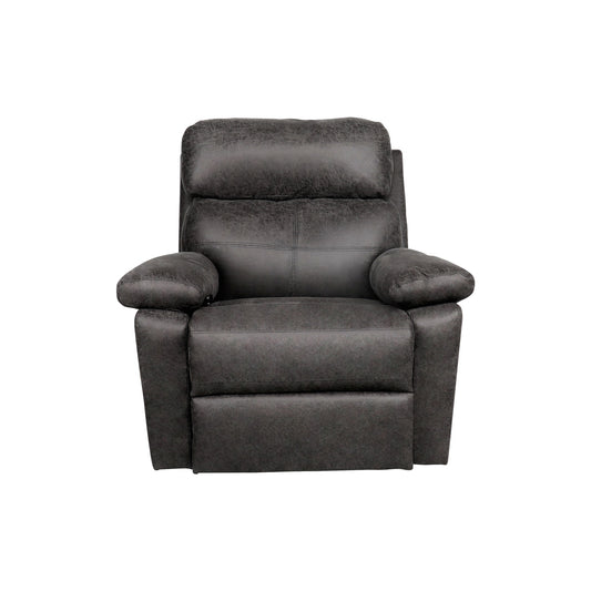 Recliner Padded Recliner-Seating Office Sofa Recliner-Manual Bedroom and Living Room Reclining Sofa Black/Blue