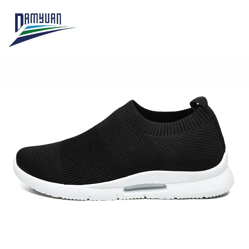 Damyuan US Stock Light Running Shoes Slip on Sock Sneakers Mens Casual Shoes ,Running,Jogging,Walking,Driving