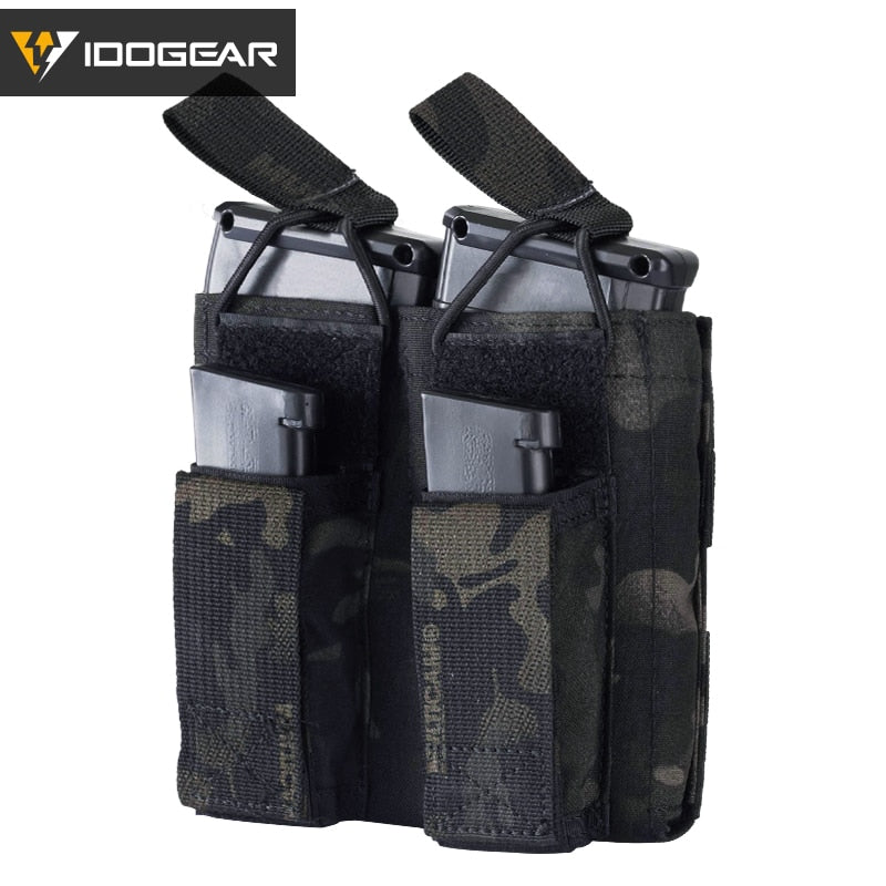 IDOGEAR Tactical Magazine Pouch Mag Carrier Double Open Top