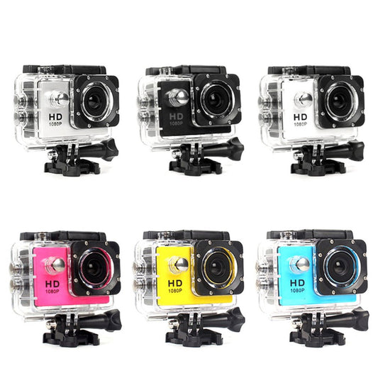 Camera Plastic 30M Waterproof Go Diving Pro Sport Mini DV 1080P Video Camera Bike Helmet Car Cam Dvr Outdoor