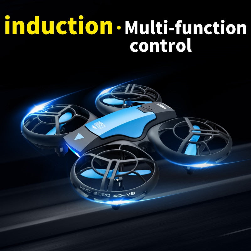 V8 New Mini Drone 4K 1080P HD Camera Drones WiFi Fpv Air Pressure Height Maintain  Foldable Quadcopter RC Dron