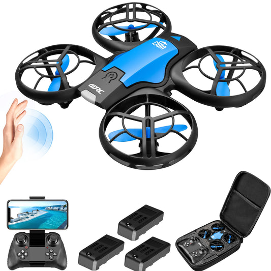 V8 New Mini Drone 4K 1080P HD Camera Drones WiFi Fpv Air Pressure Height Maintain  Foldable Quadcopter RC Dron