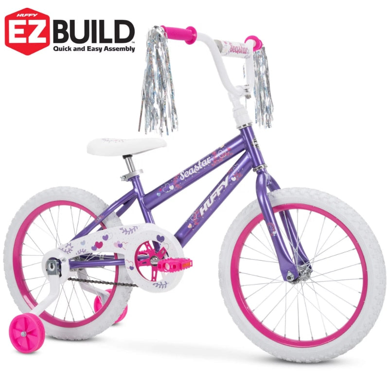 Huffy 18 in. Sea Star Girl Bike, Metallic Purple