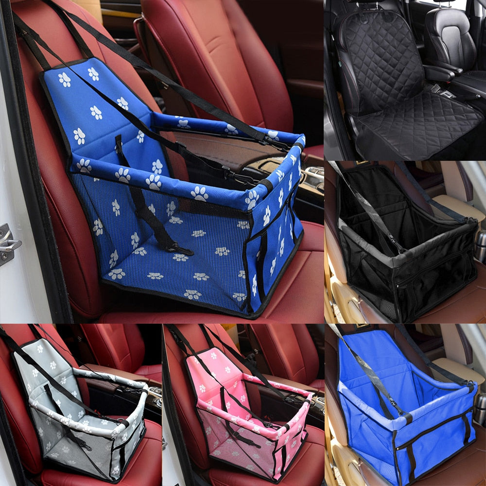 Waterproof Pet Dog Carrier Car Seat Bag Blanket Folding Dog Car Seat Cover Pad Portable Car Travel Accessories For Pet Dogs