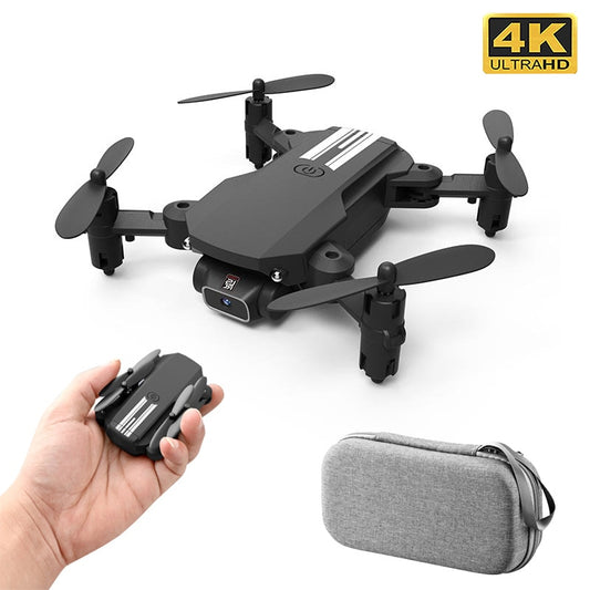 LS-MIN RC Mini Drone 4K 1080P HD Camera WiFi Fpv Air Pressure Altitude Hold One Key Take Off Helicopter Foldable Quadcopter