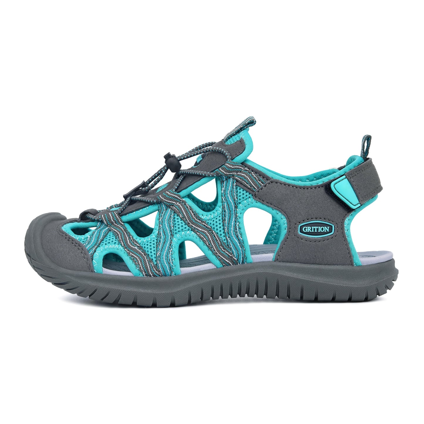 GRITION Women Outdoor Walking Sandals For Hiking Trekking Summer Ladies Sports Sandals Non-Slip