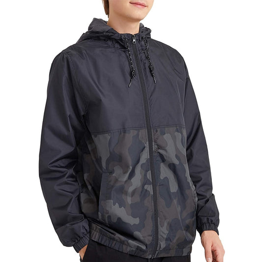 2023 Mens Waterproof Windbreaker Rain Jacket Autumn Spring Zipper Coat Lightweight Hooded Raincoat Casual Outdoor Jackets