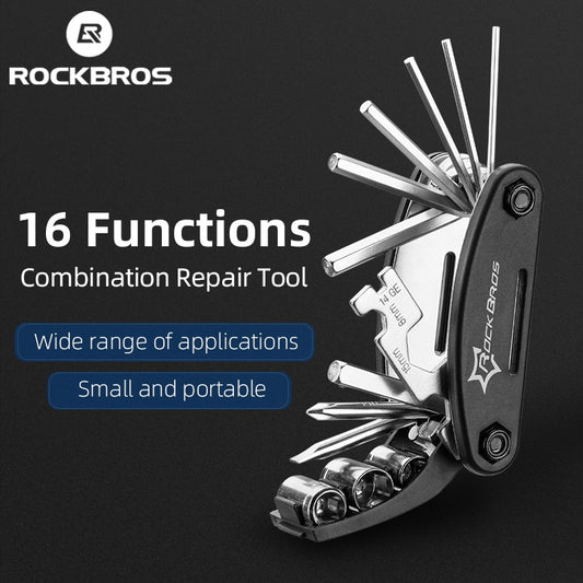 ROCKBROS 16 in 1 Multifunction Bicycle Repair Tools Kit