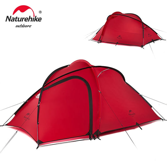 Naturehike Camping Tent 3 4 Person Tent Ultralight Portable Tent Waterproof Hiking Tent Hiby Series Family Outdoor Camping Tent