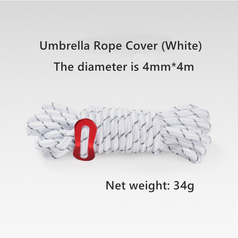 4Pcs/Lot 4m Outdoor Reflective Rope Wind Rope Tent Fixed Rope