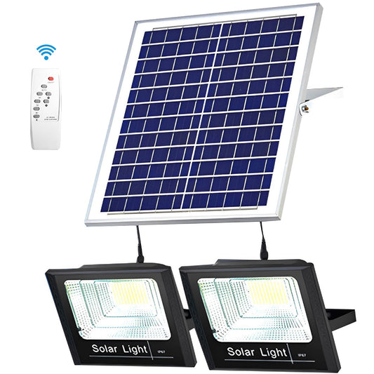 Solar Street Light Super Bright Solar LED Light Outdoor Path Lamp W/ Remote Control IP67 Waterproof Solar Spotlight Garden Light