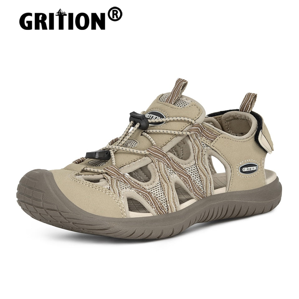 GRITION Women Outdoor Walking Sandals For Hiking Trekking Summer Ladies Sports Sandals Non-Slip