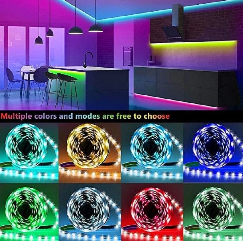 LED Strip Light  Neon USB RGB 5V,Smart Wifi Flexible Light Lamp Screen LED Lamp App,For TV Desktop Screen BackLight Diode Tape