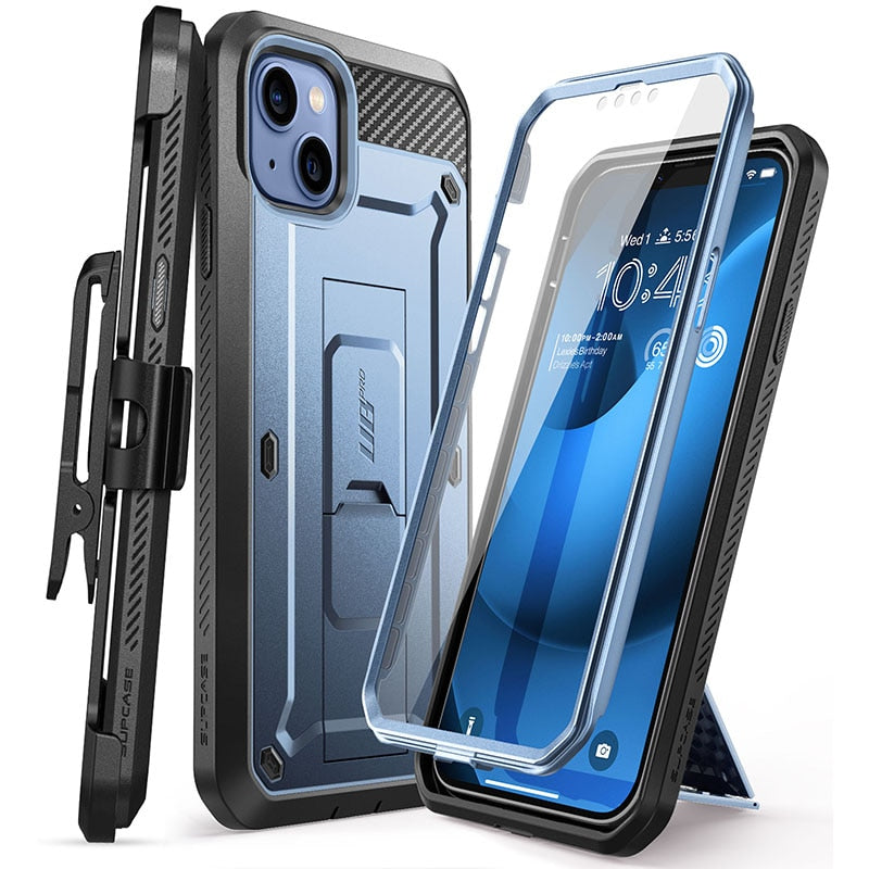 SUPCASE For iPhone 14 Plus Case 6.7 inch (2022) UB Pro Heavy Duty Rugged Case Cover with Built-in Screen Protector Kickstand