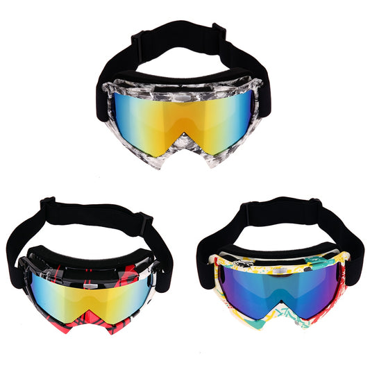 Professional Motocross Goggles Dirt Bike ATV Motorcycle Ski Glasses Anti-fog Big Ski Mask Glasses Skiing Snow Goggles