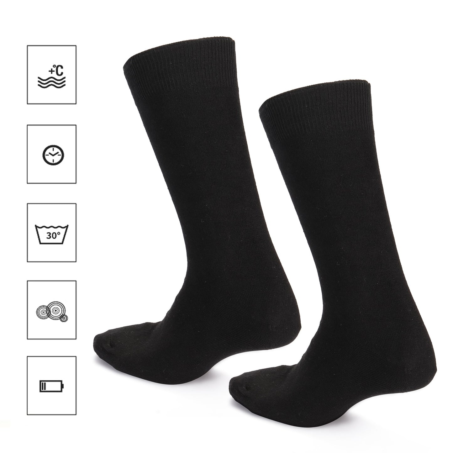 Adjustable Electric Heated Socks with Rechargeable Battery for Chronically Cold Feet Large Size USB Charging Heating Socks