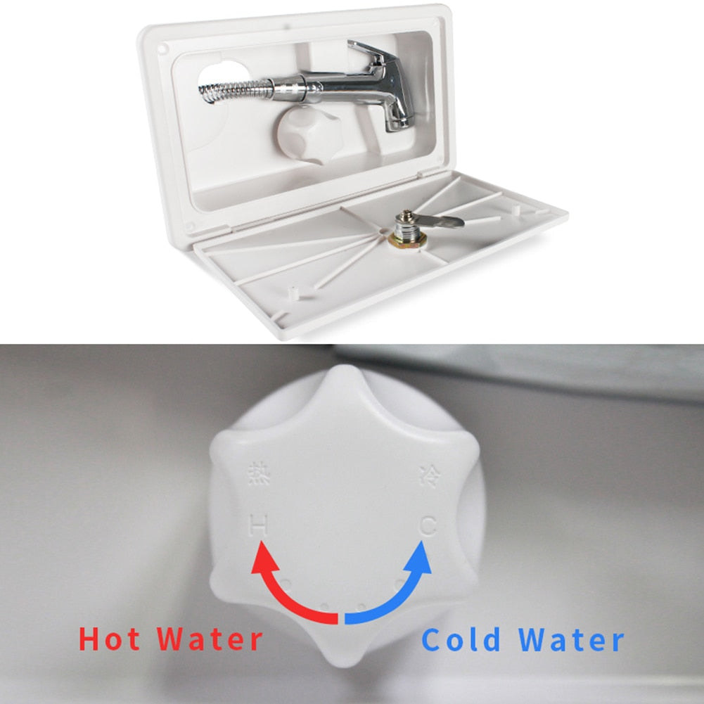 Car Adjustable RV External Exterior Shower Box Kit with Lock Boat Marine Camper Motorhome CARAVAN Car Accessories