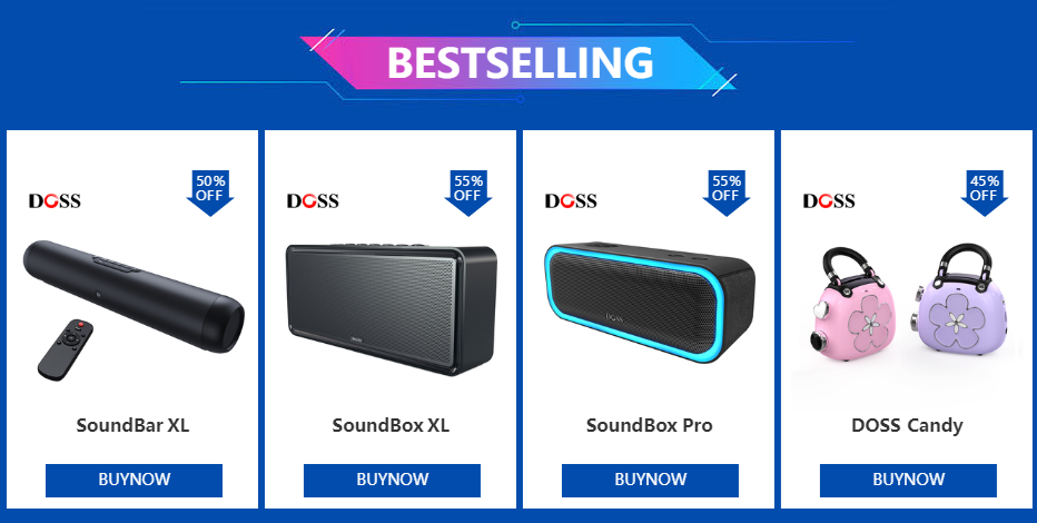 DOSS Candy Mini Bluetooth Wireless Speaker 5W BT 5.0 Portable Sound Box Cute MP3 Music Player Best Gift for Girl