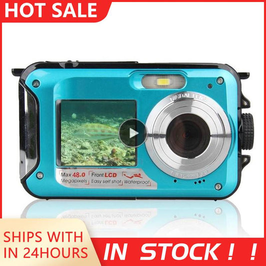 Waterproof Anti-Shake Digital Camera 1080P Full HD 2.4MP Video Recorder